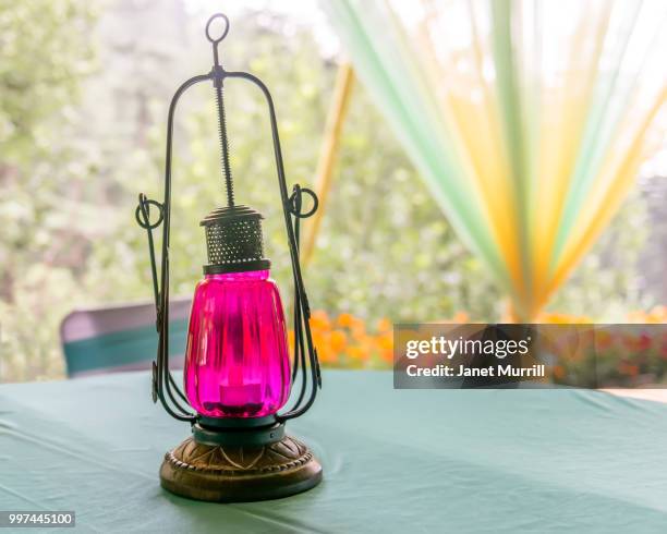 fuchsia lantern - oil lantern stock pictures, royalty-free photos & images
