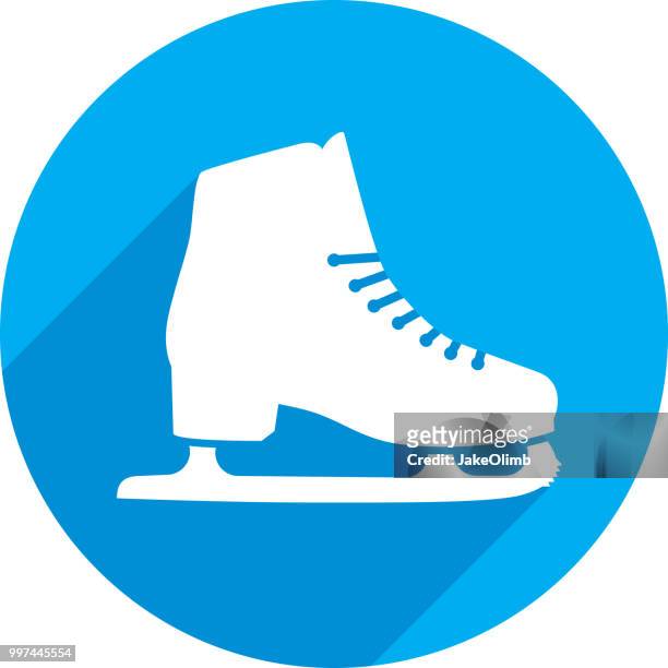 溜冰圖示剪影 - ice skate 幅插畫檔、美工圖案、卡通及圖標