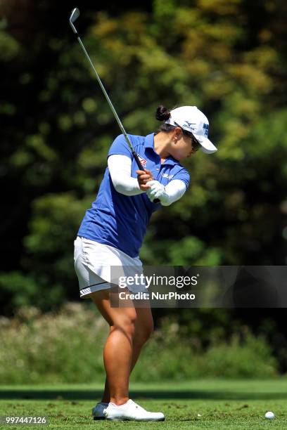 Sei Young Kim of Republic of Korea hits from the 2nd tee during the first round of the Marathon LPGA Classic golf tournament at Highland Meadows Golf...