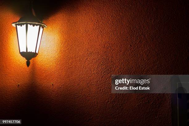 terrace with light - transferbild stock-fotos und bilder