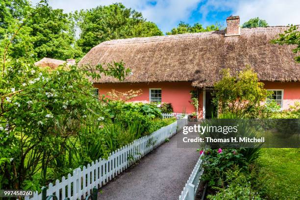 ireland-bunratty castle and folk park - bunratty castle stock pictures, royalty-free photos & images