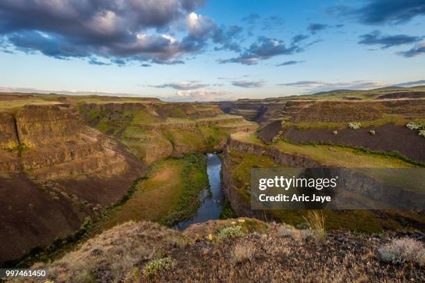 river after palouse falls - jaye stock pictures, royalty-free photos & images