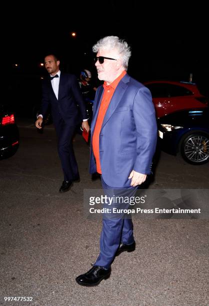 Pedro Almodovar attends Vogue 30th Anniversary Party at Casa Velazquez on July 12, 2018 in Madrid, Spain.