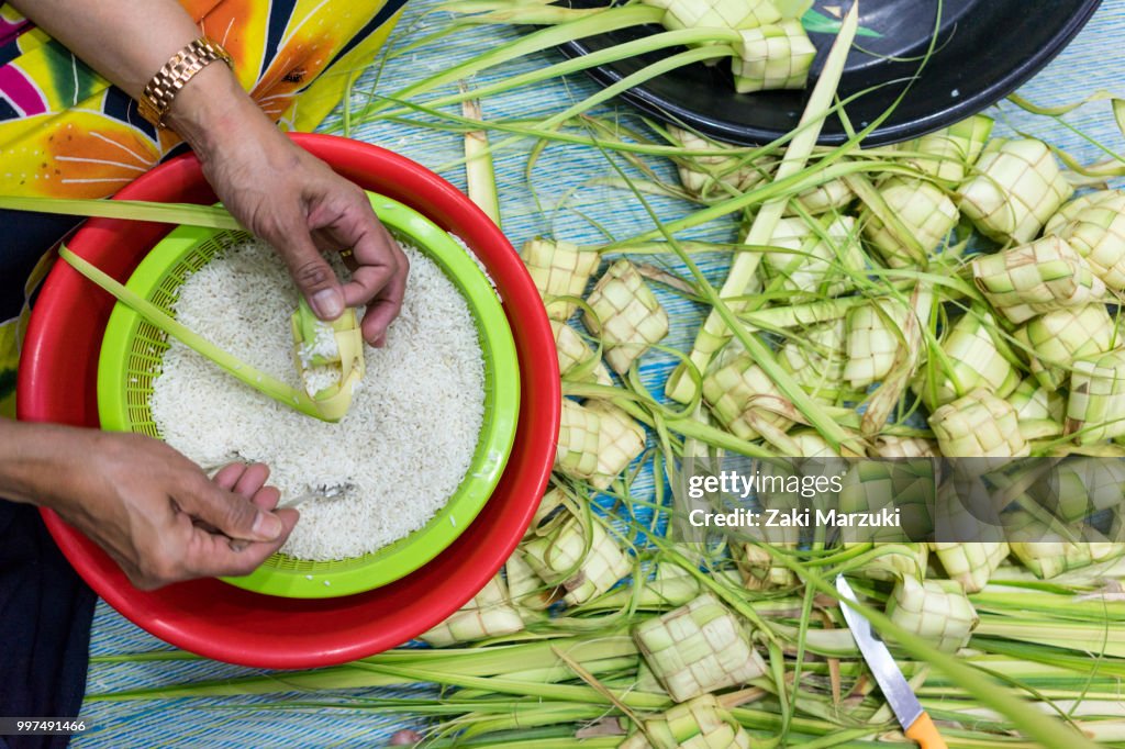 Eid Preparation - Weaving Ketupat