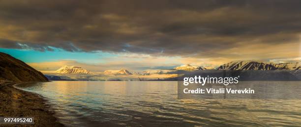 longyearbyen,svalbard and jan mayen - svalbard e jan mayen - fotografias e filmes do acervo