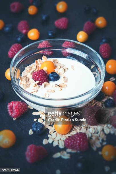 berries for breakfast - kunde stock pictures, royalty-free photos & images
