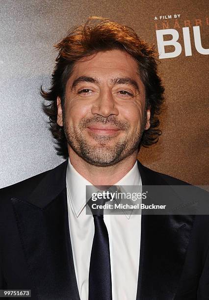 Actor Javier Bardem attends the Biutiful Party at the Majestic Beach during the 63rd Annual Cannes Film Festival on May 17, 2010 in Cannes, France.