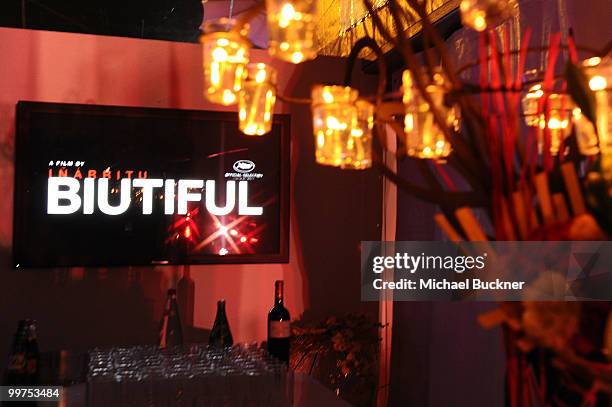 General view of atmosphere at the Biutiful Party at the Majestic Beach during the 63rd Annual Cannes Film Festival on May 17, 2010 in Cannes, France.