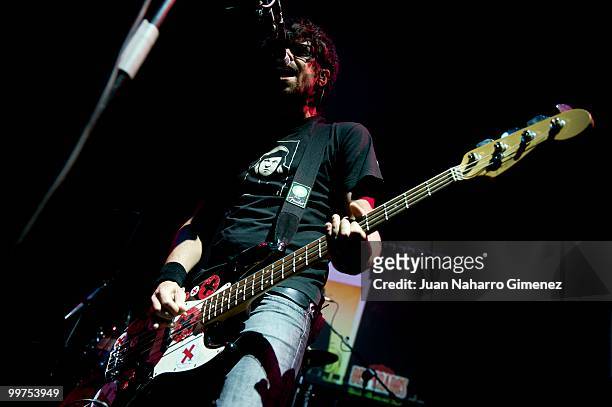 Pablo Alonso of Pignoise performs at Teatro Quinto on May 17, 2010 in Madrid, Spain.