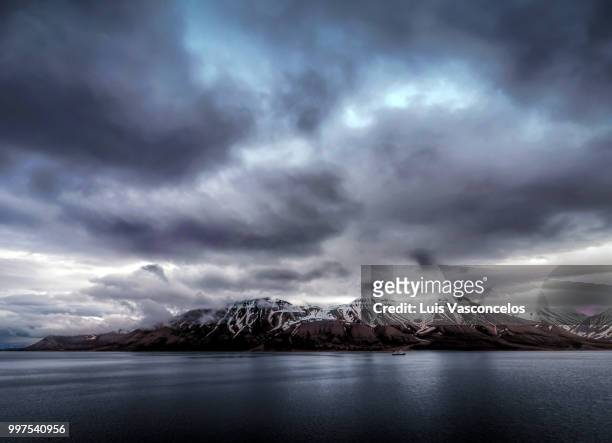 arctic landscape - svalbard e jan mayen - fotografias e filmes do acervo