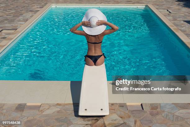 summer by the pool - olbia tempio stock pictures, royalty-free photos & images