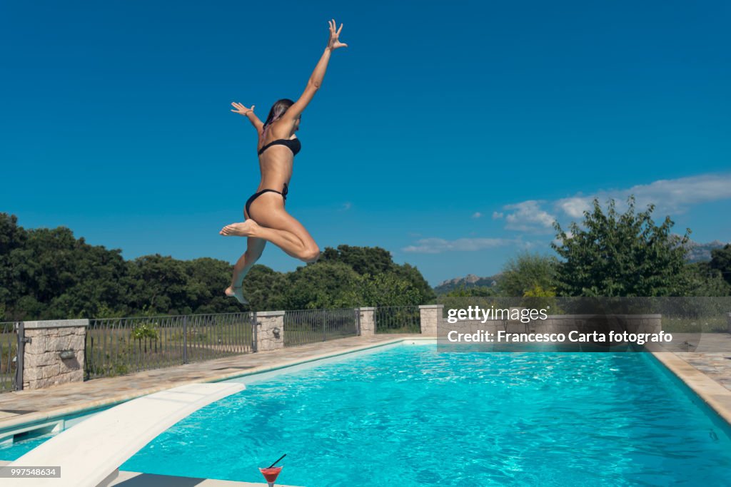 Summer by the pool