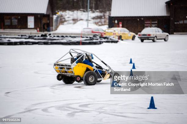 powerturn off road carts, geilo, norway - geilo stock pictures, royalty-free photos & images