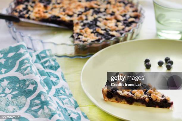 blueberry pie - irene rich stock-fotos und bilder