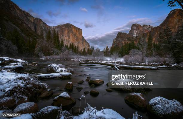 valley view in yosemite - feroz stock pictures, royalty-free photos & images