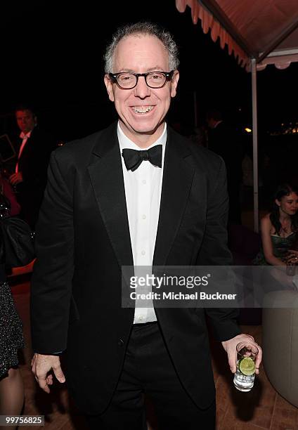 Focus Features CEO James Schamus attends the Biutiful Party at the Majestic Beach during the 63rd Annual Cannes Film Festival on May 17, 2010 in...
