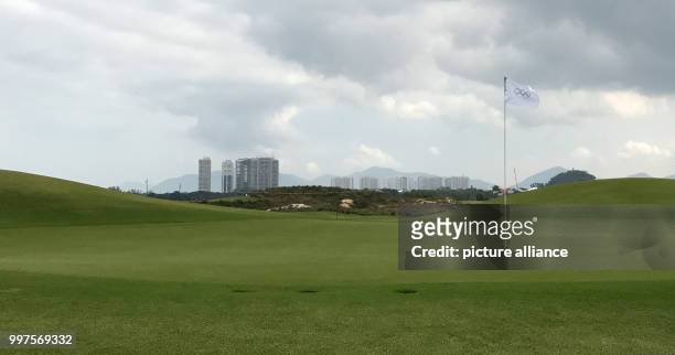 The mostly empty Olympic golf course in Rio de Janeiro, Brazil, 22 July 2017. Photo: Georg Ismar/dpa