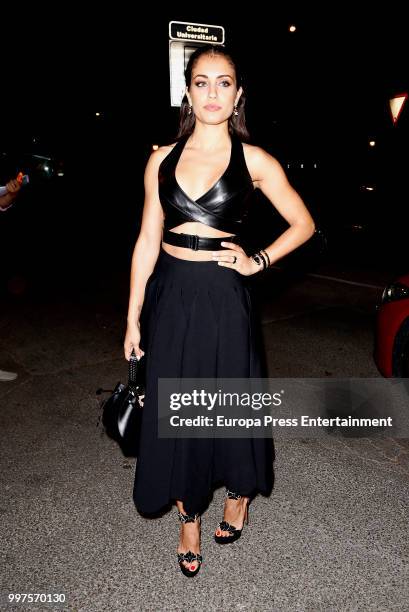 Hiba Abouk attends Vogue 30th Anniversary Party at Casa Velazquez on July 12, 2018 in Madrid, Spain.