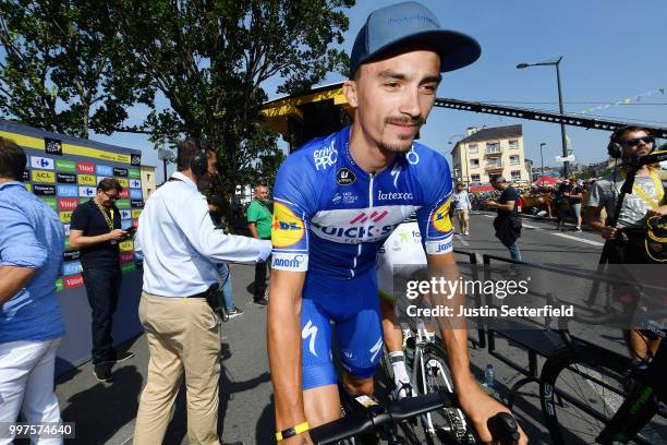 Start / Julian Alaphilippe of France and Team Quick-Step Floors / during the 105th Tour de France 2018, Stage 7 a 231km stage from Fougeres to...