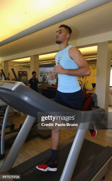 Thomas Strakosha of SS Lazio attends the SS Lazio medical tests on July 13, 2018 in Rome, Italy.