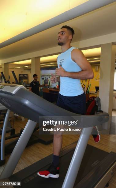 Thomas Strakosha of SS Lazio attends the SS Lazio medical tests on July 13, 2018 in Rome, Italy.