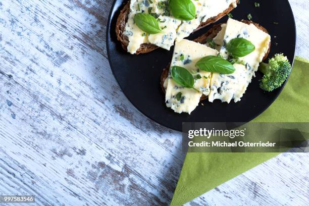 sandwiches with roquefort cheese - roquefort cheese stock pictures, royalty-free photos & images