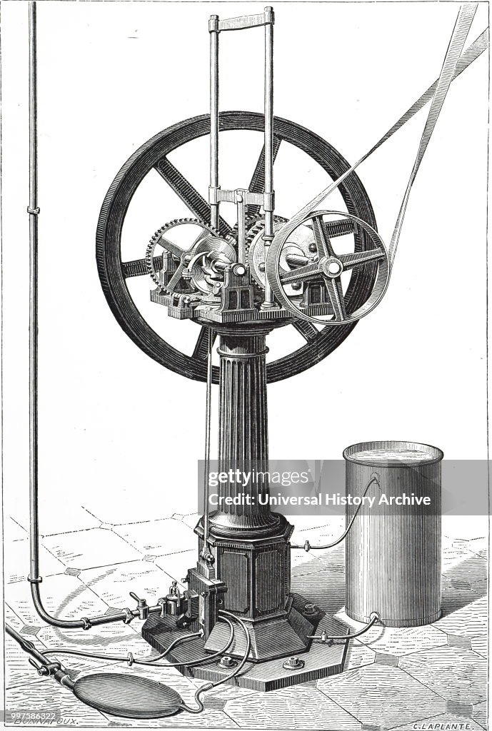 Otto and Langen's gas engine.