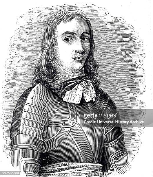 Portrait of Richard Cromwell the second Lord Protector of England, Scotland and Ireland and son of Oliver Cromwell. Dated 19th century.