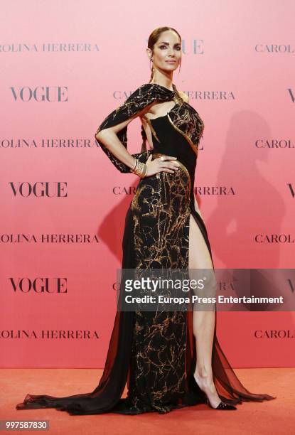 Eugenia Silva attends Vogue 30th Anniversary Party at Casa Velazquez on July 12, 2018 in Madrid, Spain.