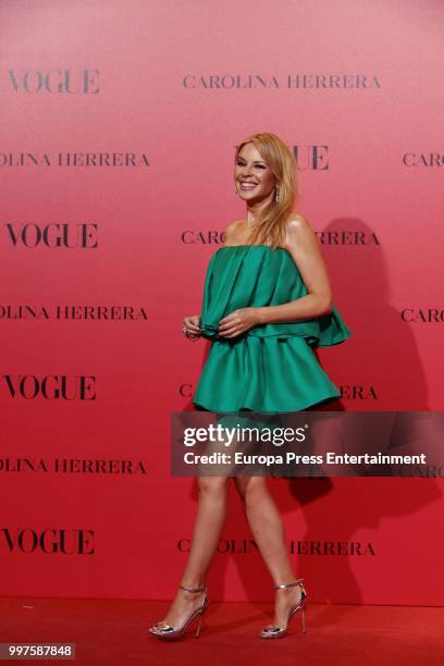 Kylie Minogue attends the Vogue 30th Anniversary Party at Casa Velazquez on July 12, 2018 in Madrid, Spain.