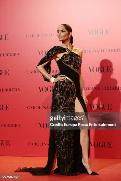 Eugenia Silva attends Vogue 30th Anniversary Party at Casa Velazquez on July 12, 2018 in Madrid, Spain.