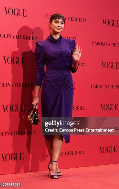 Irina Shayk attends the Vogue 30th Anniversary Party at Casa Velazquez on July 12, 2018 in Madrid, Spain.