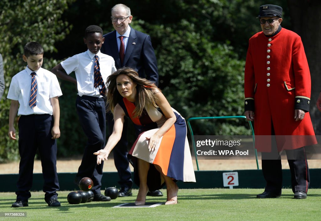 The First Lady Of The United States Visits The Chelsea Pensioners
