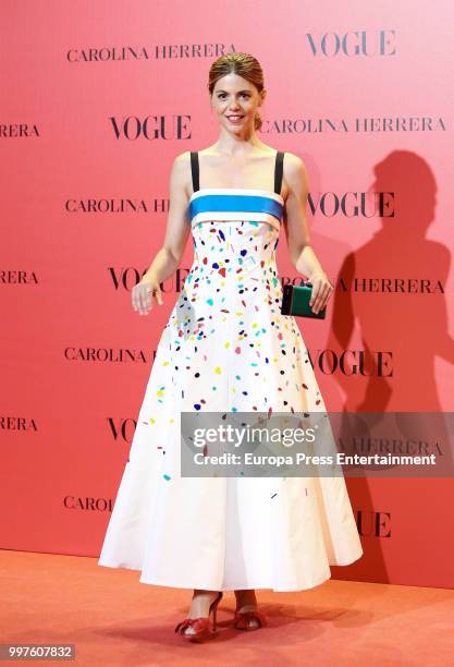 Manuela Velasco attends Vogue 30th Anniversary Party at Casa Velazquez on July 12, 2018 in Madrid, Spain.