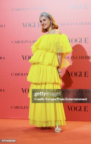 Miranda Makaroff attends Vogue 30th Anniversary Party at Casa Velazquez on July 12, 2018 in Madrid, Spain.