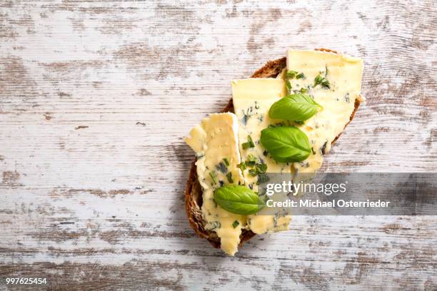 sandwiches with roquefort cheese - roquefort stock pictures, royalty-free photos & images