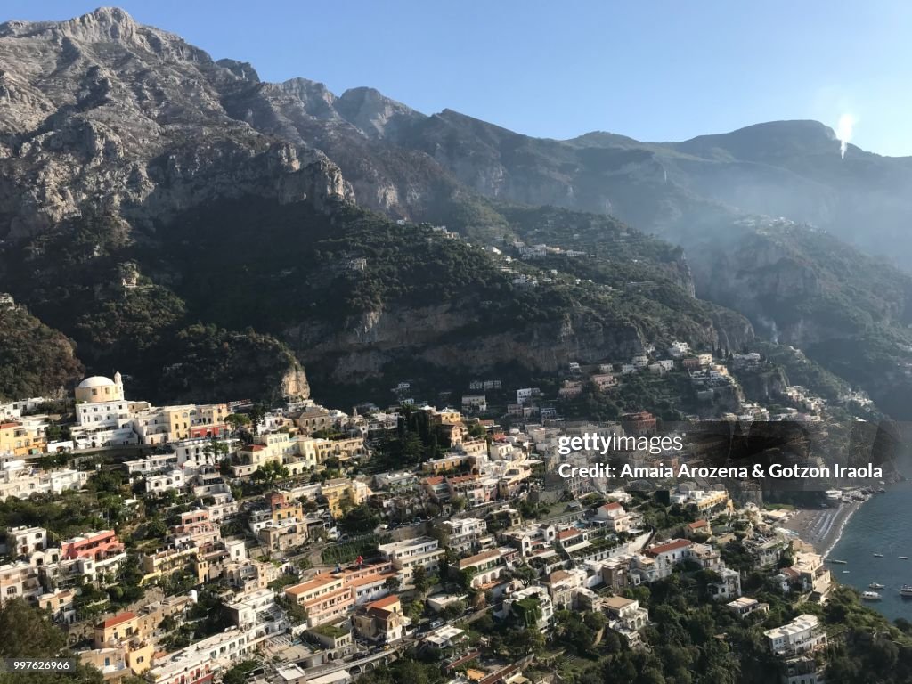 View of Positano. The Amalfi Coast, Campania, Italy