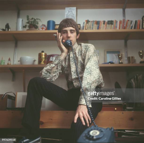 English musician, singer, songwriter and guitarist Denny Laine, UK, 1967.