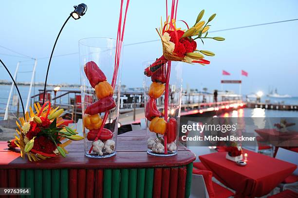 General view of atmosphere at the Biutiful Party at the Majestic Beach during the 63rd Annual Cannes Film Festival on May 17, 2010 in Cannes, France.