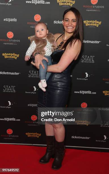 Cosima De Vito arrives for opening night of Sleeping Beauty - A Knight Avenger's Tale at State Theatre on July 13, 2018 in Sydney, Australia.