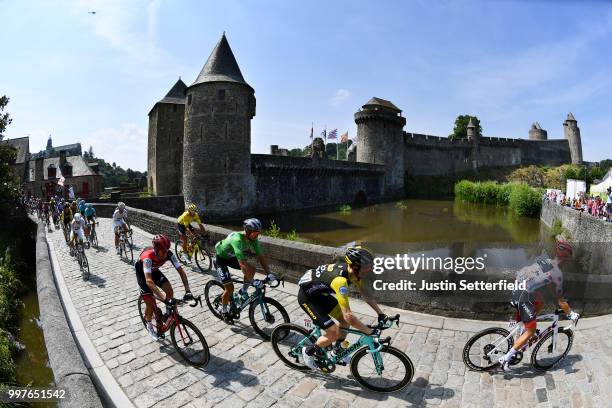 Toms Skujins of Latvia and Team Trek Segafredo Polka Dot Mountain Jersey / Steven Kruijswijk of The Netherlands and Team LottoNL - Jumbo / Peter...