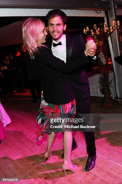 Guests dance at the Biutiful Party at the Majestic Beach during the 63rd Annual Cannes Film Festival on May 17, 2010 in Cannes, France.