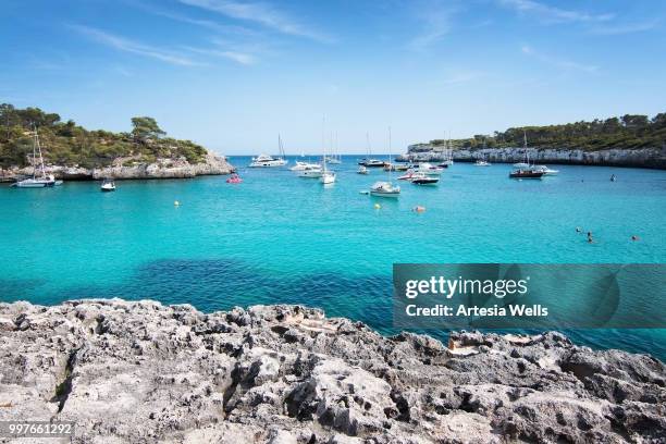 cala mondrago - cala stock pictures, royalty-free photos & images