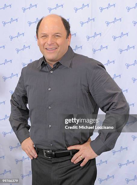 Jenny Craig client Jason Alexander makes his 30-pound weight loss debut during a press conference at The Pierre Hotel on May 17, 2010 in New York...