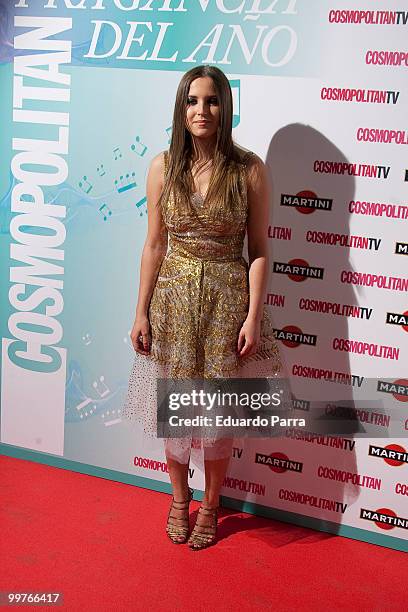 Ana Fernandez attends the Cosmopolitan - Fragance of the Year photocall at Lara Theatre on May 17, 2010 in Madrid, Spain.