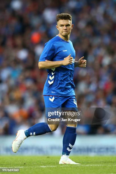 Glenn Middleton of Rangers in action during the UEFA Europa League Qualifying Round match between Rangers and Shkupi at Ibrox Stadium on July 12,...