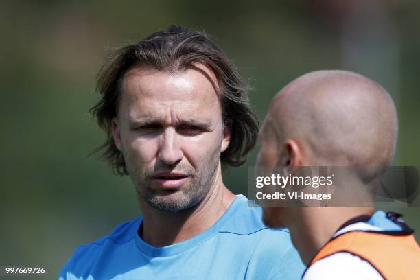 Boudewijn Zenden of PSV during the training camp of PSV Eindhoven at the Stade St-Marc traingscomplex on Juli 10, 2018 in Le Chable, Switzerland