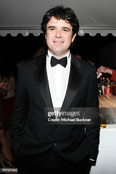 Producer Fernando Bovaira attend the Biutiful Party at the Majestic Beach during the 63rd Annual Cannes Film Festival on May 17, 2010 in Cannes,...