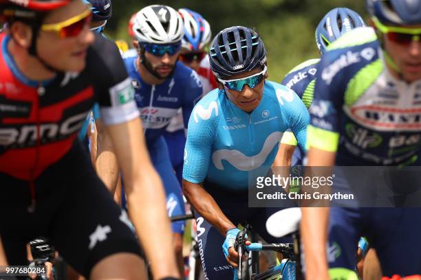 Nairo Quintana of Colombia and Movistar Team / during the 105th Tour de France 2018, Stage 7 a 231km stage from Fougeres to Chartres / TDF / on July...