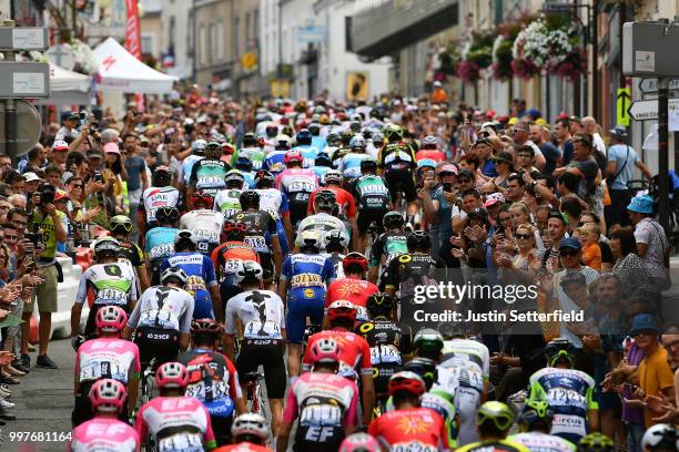 Christopher Froome of Great Britain and Team Sky / Michal Kwiatkowski of Poland and Team Sky / Maximiliano Ariel Richeze of Argentinia and Team...